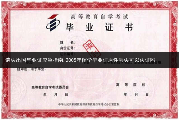 遗失出国毕业证应急指南,2005年留学毕业证原件丢失可以认证吗