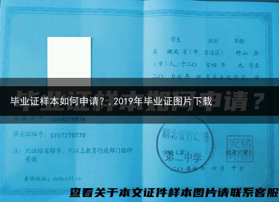 毕业证样本如何申请？,2019年毕业证图片下载