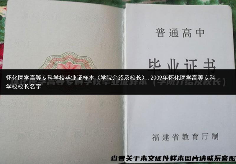 怀化医学高等专科学校毕业证样本（学院介绍及校长）,2009年怀化医学高等专科学校校长名字